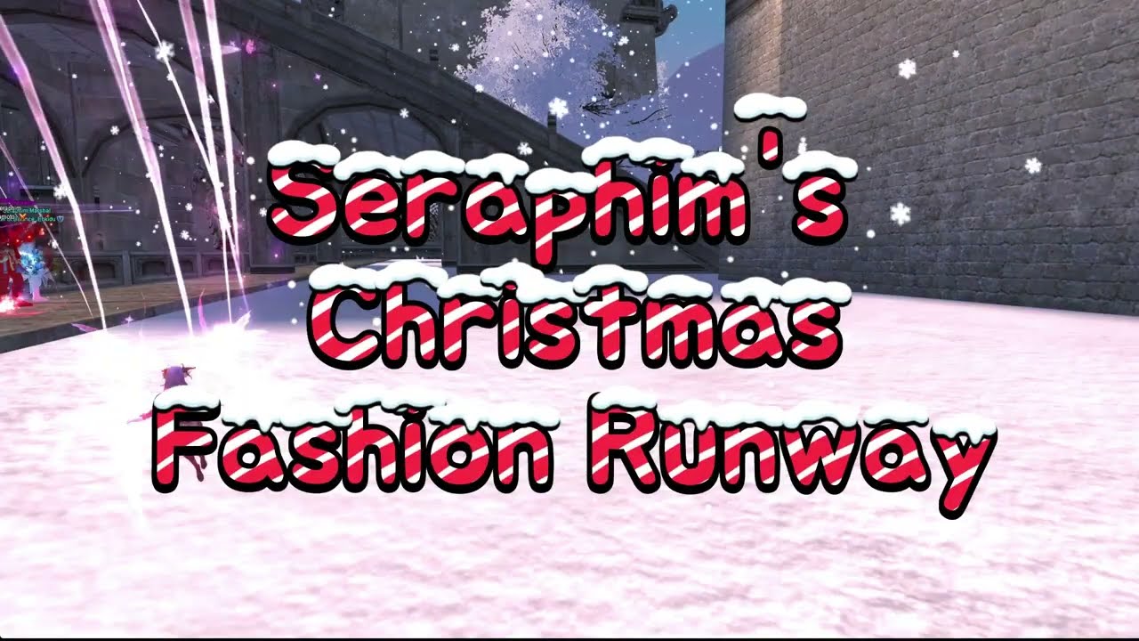Seraphim's Christmas Fashion Runway