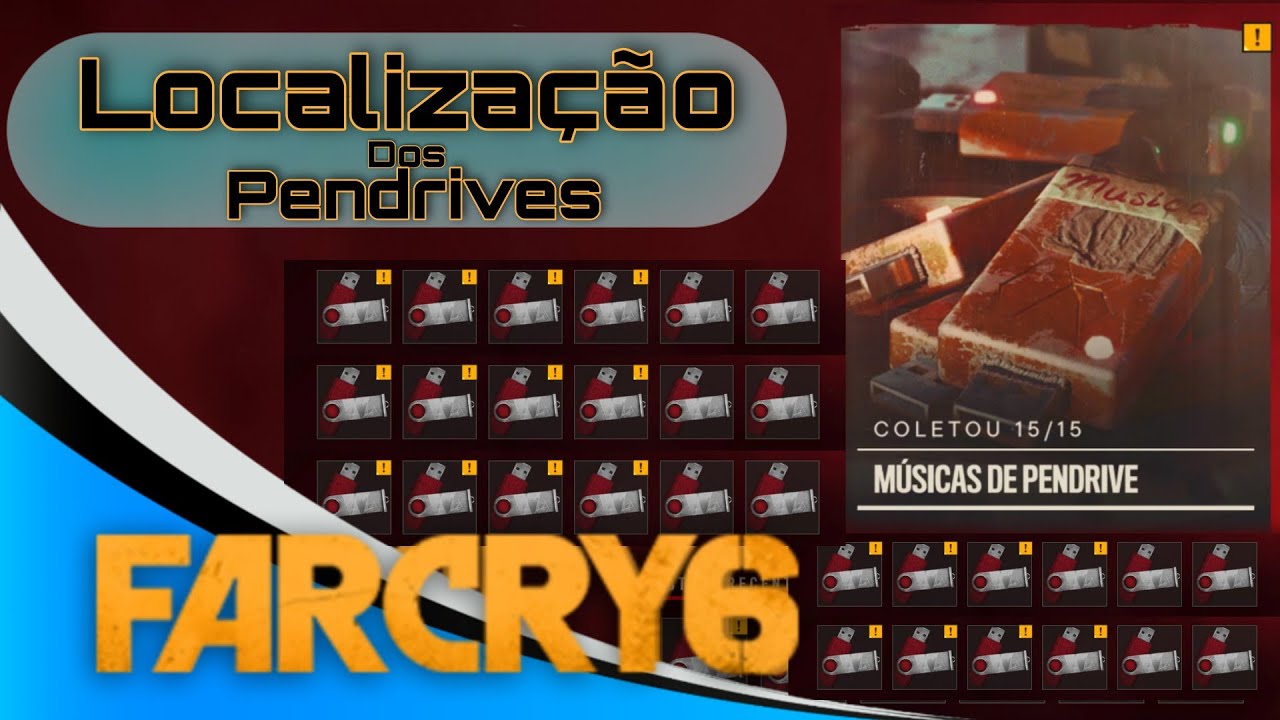 Far Cry 6- Localização de todos os PENDRIVES [Troféu/Conquista Curte o Som]