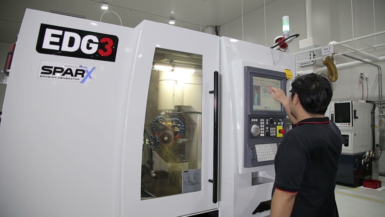 ANCA's EDG - Optimised cycle time and surface finish
