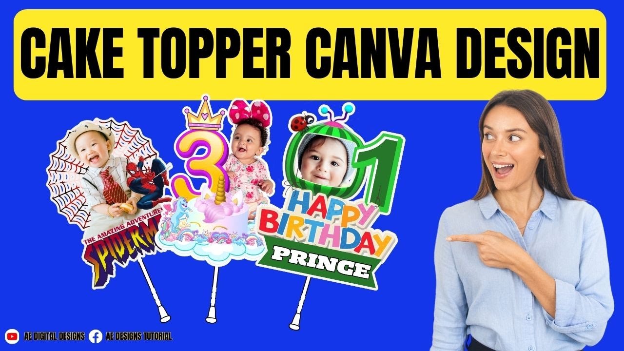 PAANO GUMAWA NG CAKE TOPPER SA CANVA | PRICING | MATERIALS | TAGALOG TUTORIAL