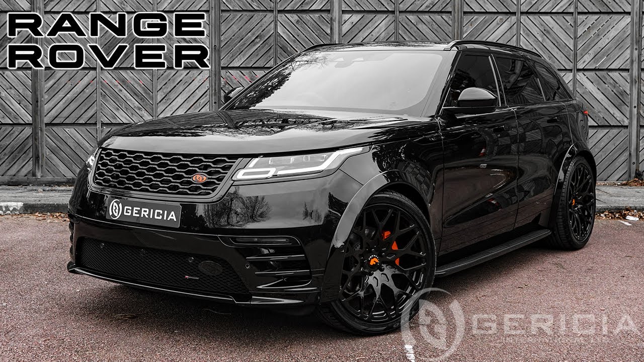 Widebody Range Rover Velar with bespoke Orange Interior by GERICIA