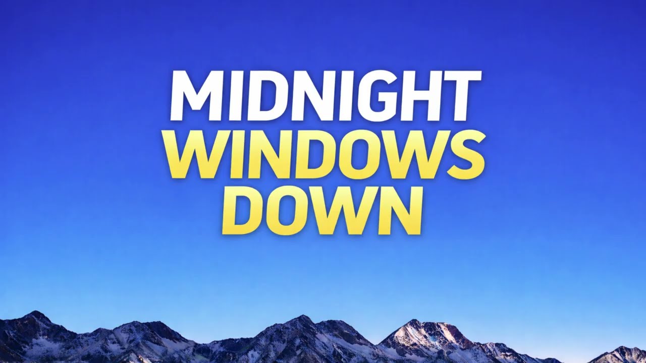 Midnight Windows Down – Night Drive Pop Song | Late Night Vibes 🚗🌙
