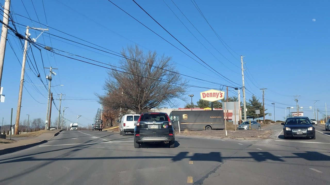 Driving from Wilkes Barre to Irishtown section in Plains, Pennsylvania