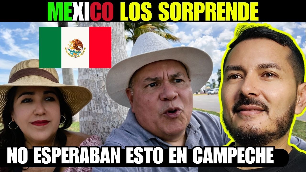 EXTRANJEROS SORPRENDIDOS en CAMPECHE NO Esperaban Encontrarse CON ESTO que PRESENCIARON 🇲🇽😲😲.