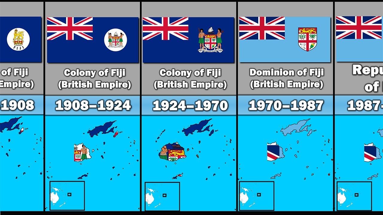 Evolution of Fiji's Flag and Territory