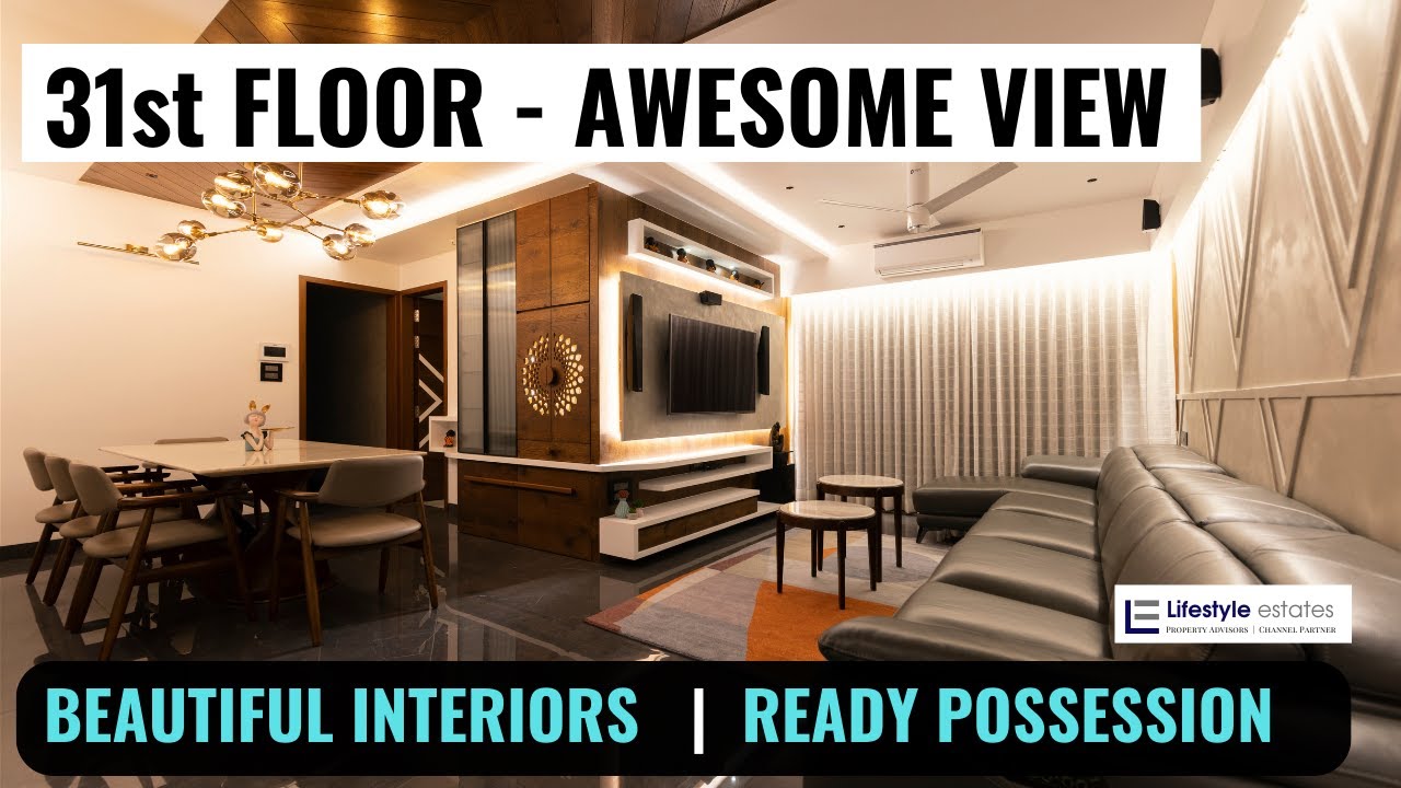3BHK Beautifully Furnished Apartment for Sale at Nanded City Township - Pune | Ready Possession