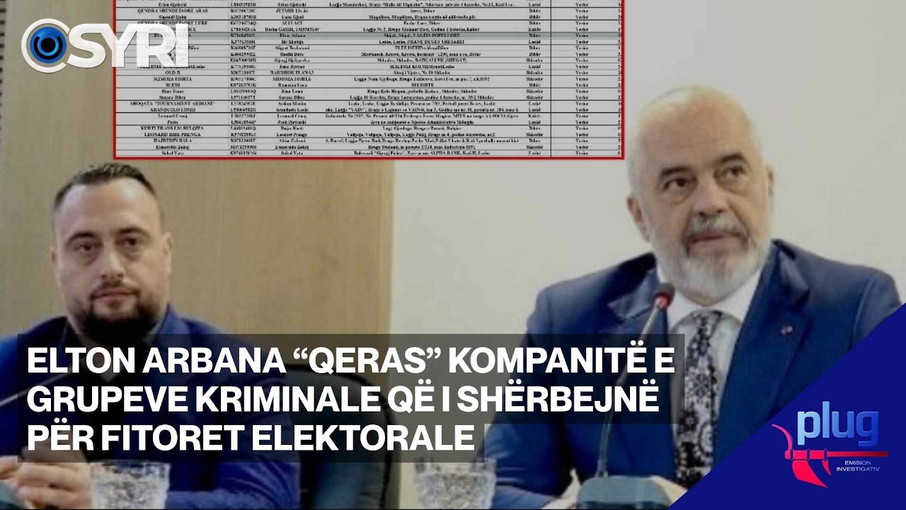 Elton Arbana 'qeras' kompanitë e grupeve kriminale që i shërbejnë për fitoret elektorale