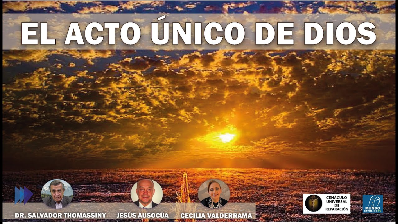 El acto único de Dios