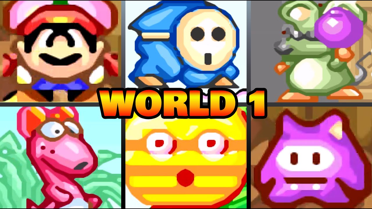 Super Mario Advance Walkthrough: World 1 [4K 60FPS].