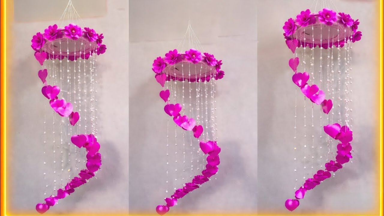 DIY Wind Chime | Paper Wind Chime Decoration | Easy Home Decor Craft