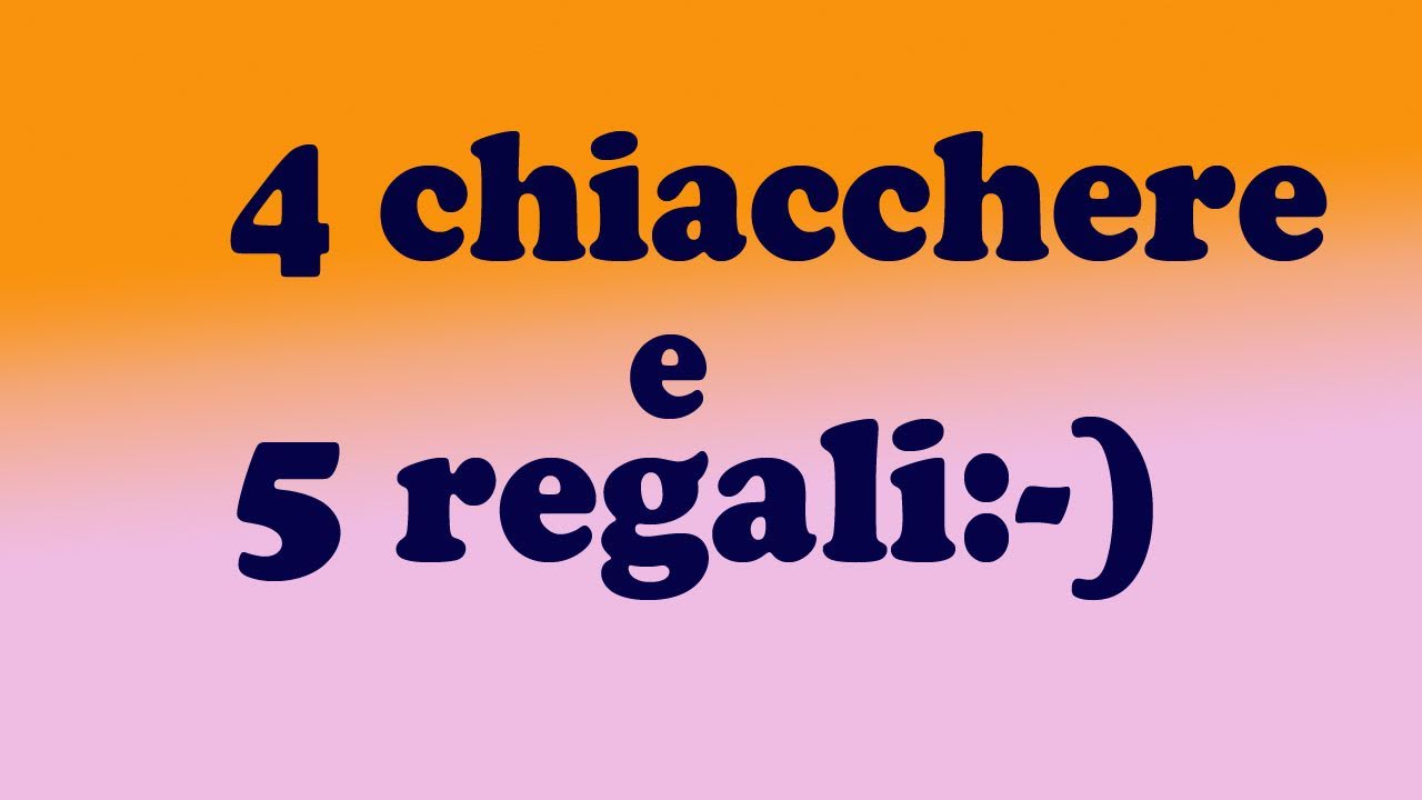 Bla Bla Bla e Regali