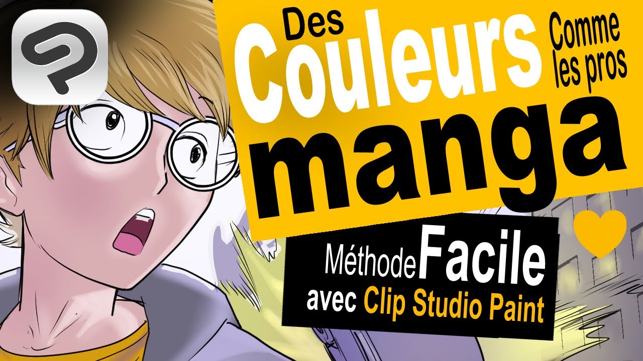 Des COULEURS MANGA faciles 😄😱 Avec Clip Studio Paint