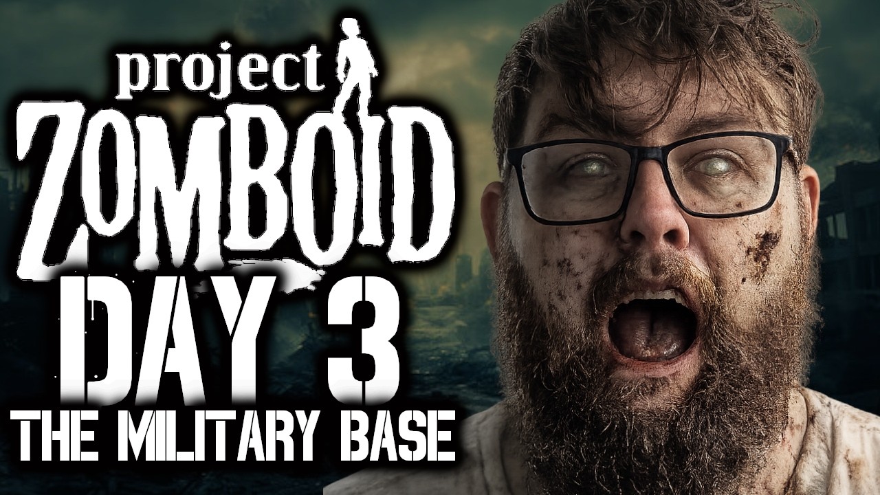 How to enter the Military Base! | Day 3 | The Walking Bread Server | Project Zomboid