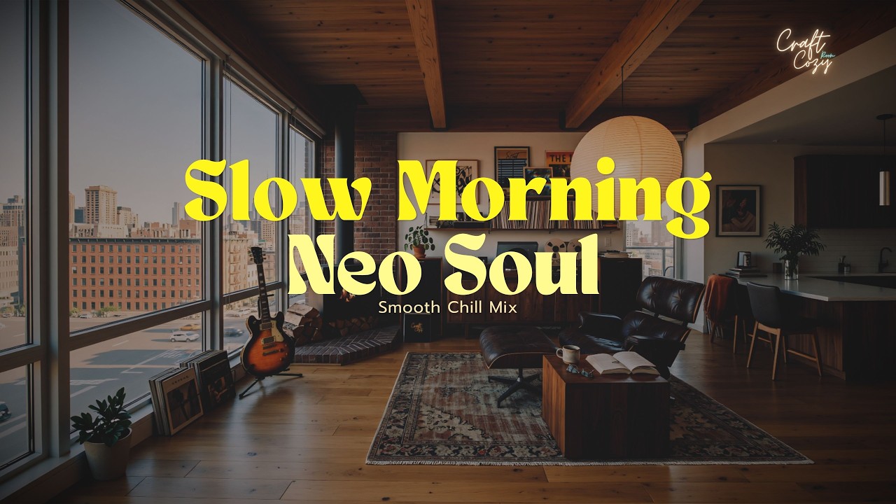 Cozy Morning Vinyl Lounge ☕📻 | Chill Neo Soul, Guitar Jazz Lofi Mix