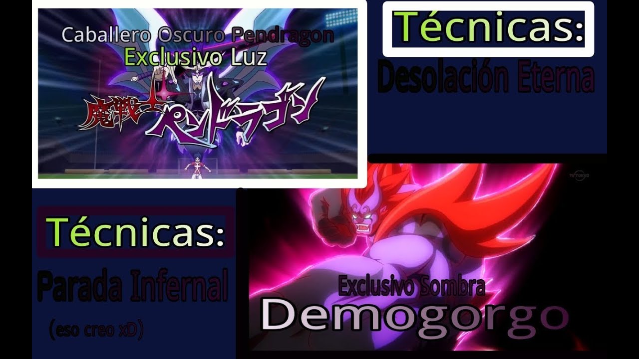 Inazuma Eleven Go Luz/Sombra Como conseguir a Pendragon/Demogorgo