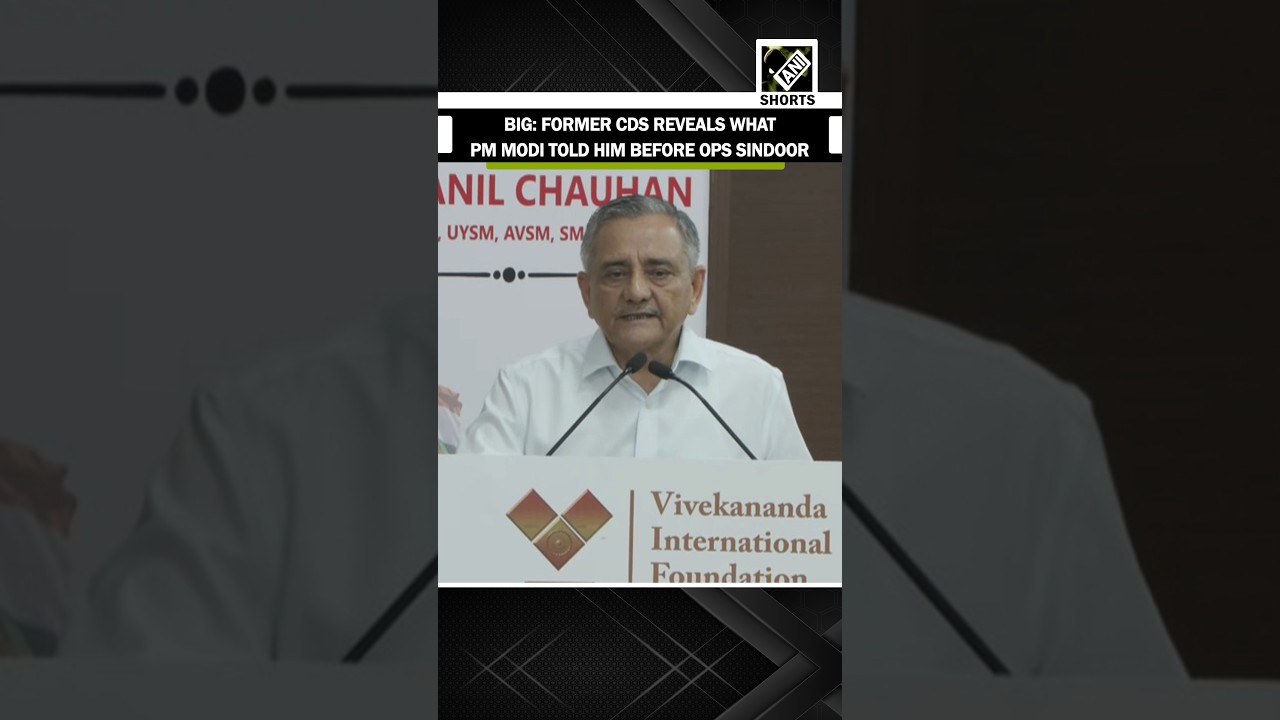 BIG: Former CDS Anil Chauhan reveals what PM Modi told him before Operation Sindoor