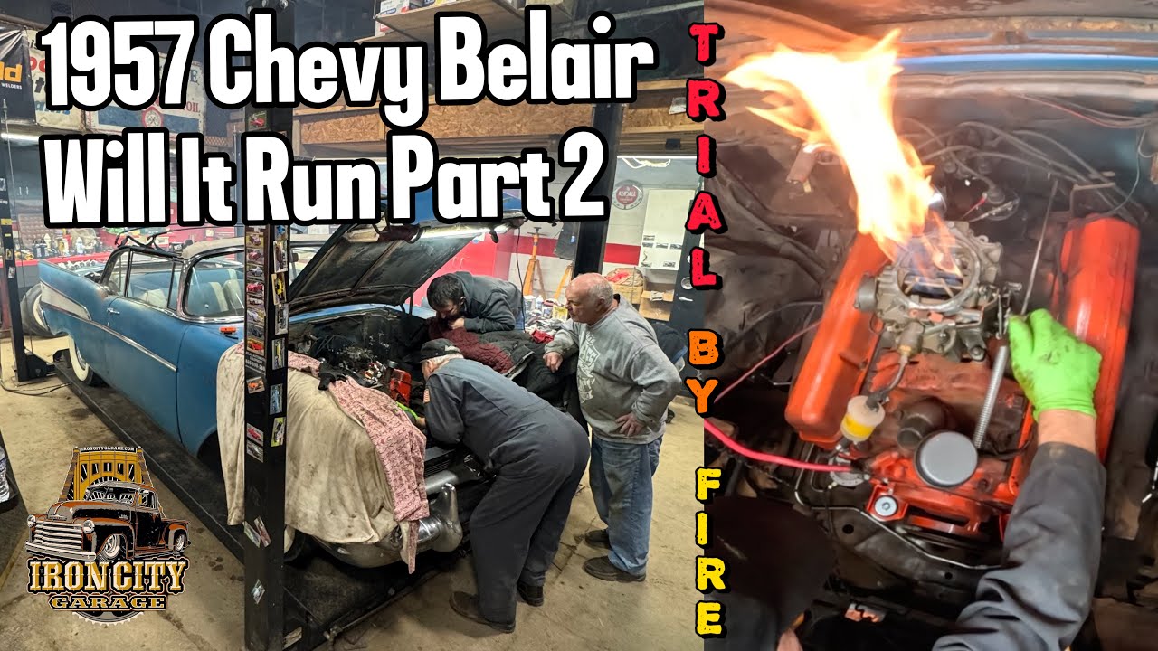Will it Run?? 1957 Chevy Bel Air CONVERTIBLE! Part 2 283 V8. Pennsylvania BARN FIND.