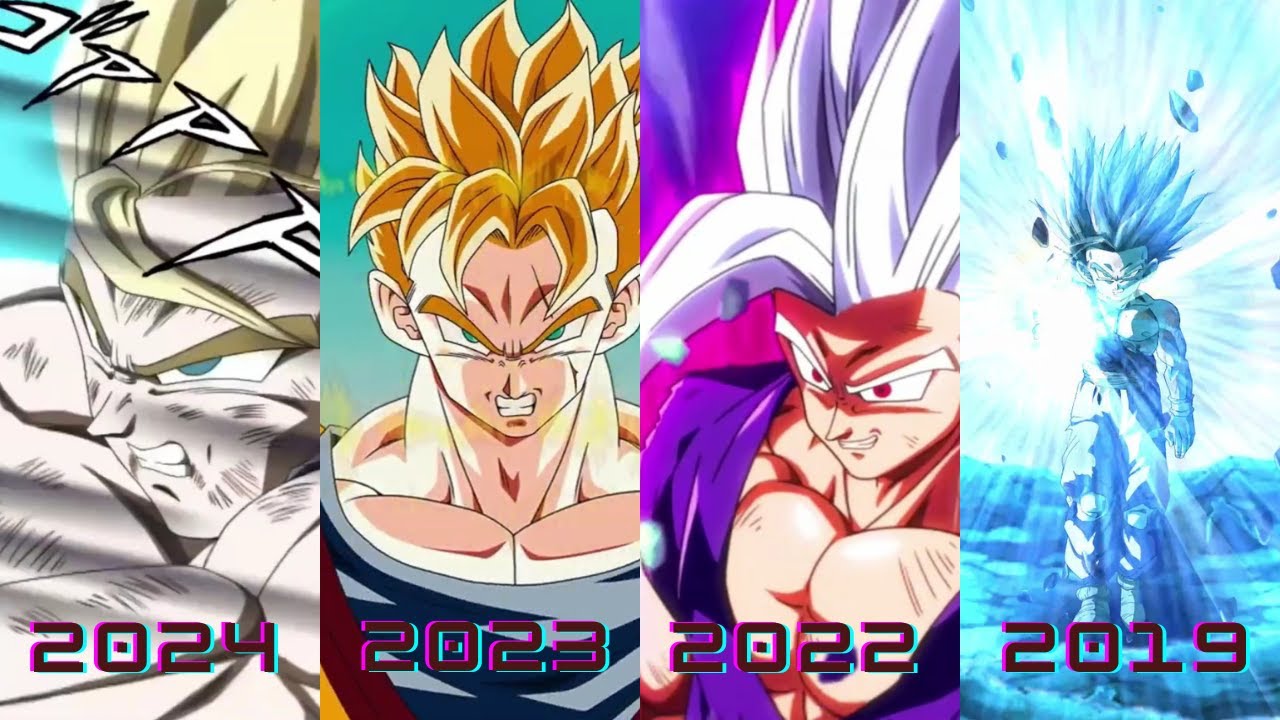 Evolution of Gohan Animations 2016-2024 DBZ Dokkan Battle