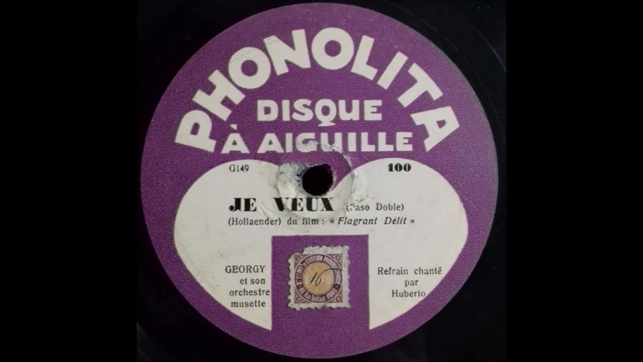 Georgy et son orchestre musette - Je veux