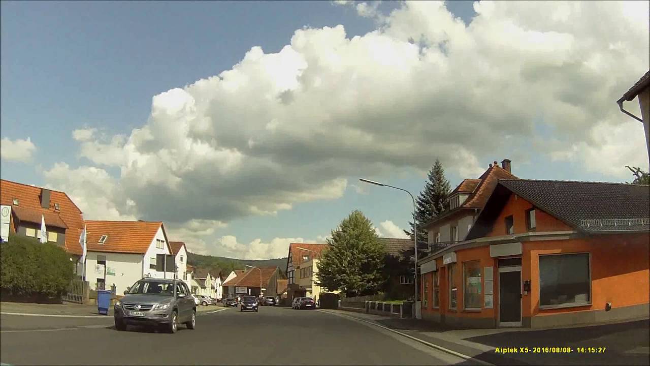 Ortsdurchfahrt im Odenwald/ERB: Steinbach (NW rein, Ost raus)