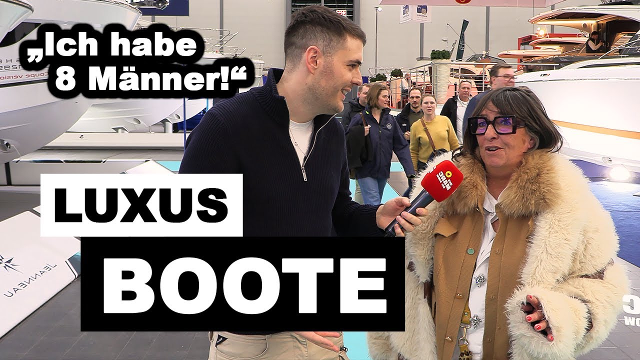 Wie viel kostet dein Boot? Umfrage bei Million&auml;ren auf der Luxus-Messe!