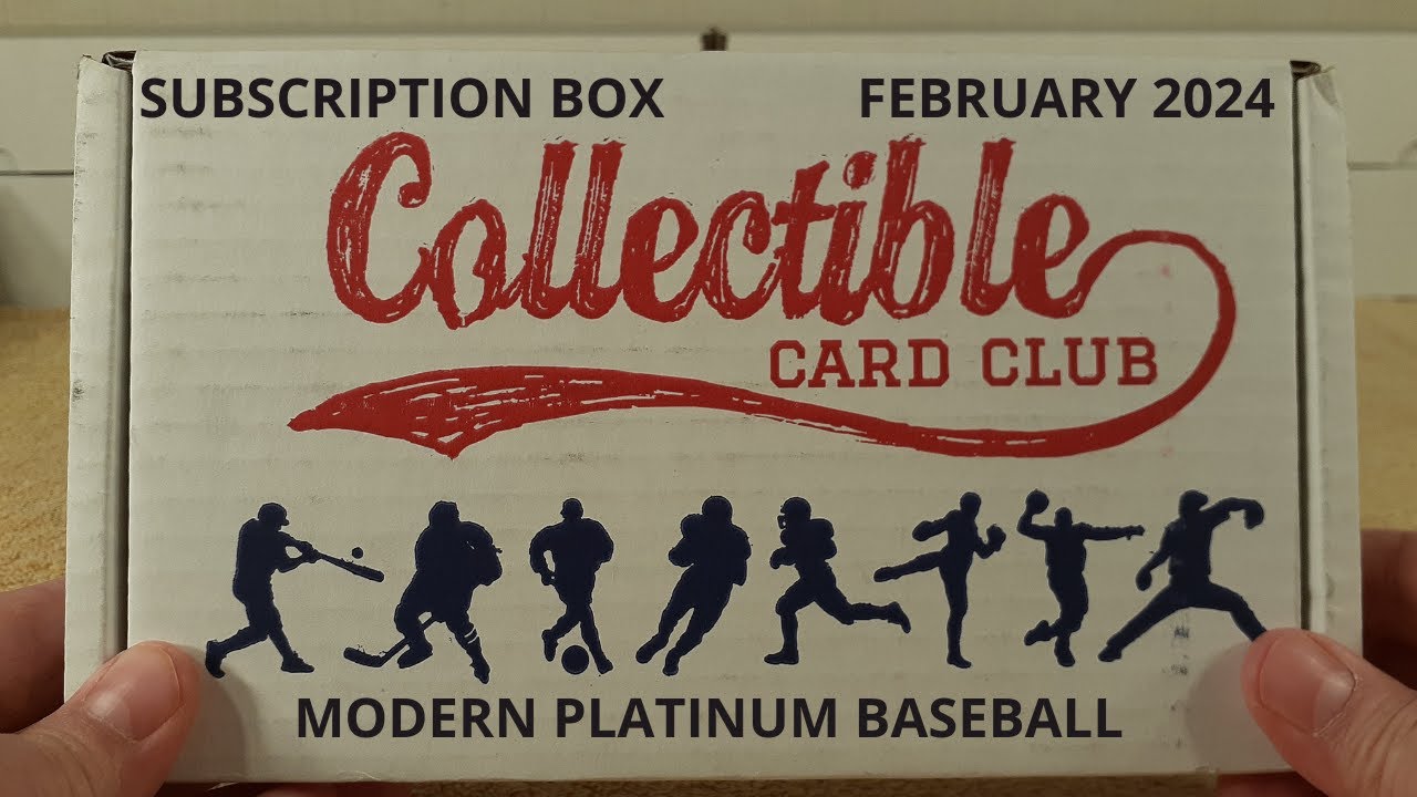 COLLECTIBLE CARD CLUB FEBRUARY 2024 - BASEBALL SUBSCRIPTION BOX - AUTOGRAPH HIT!