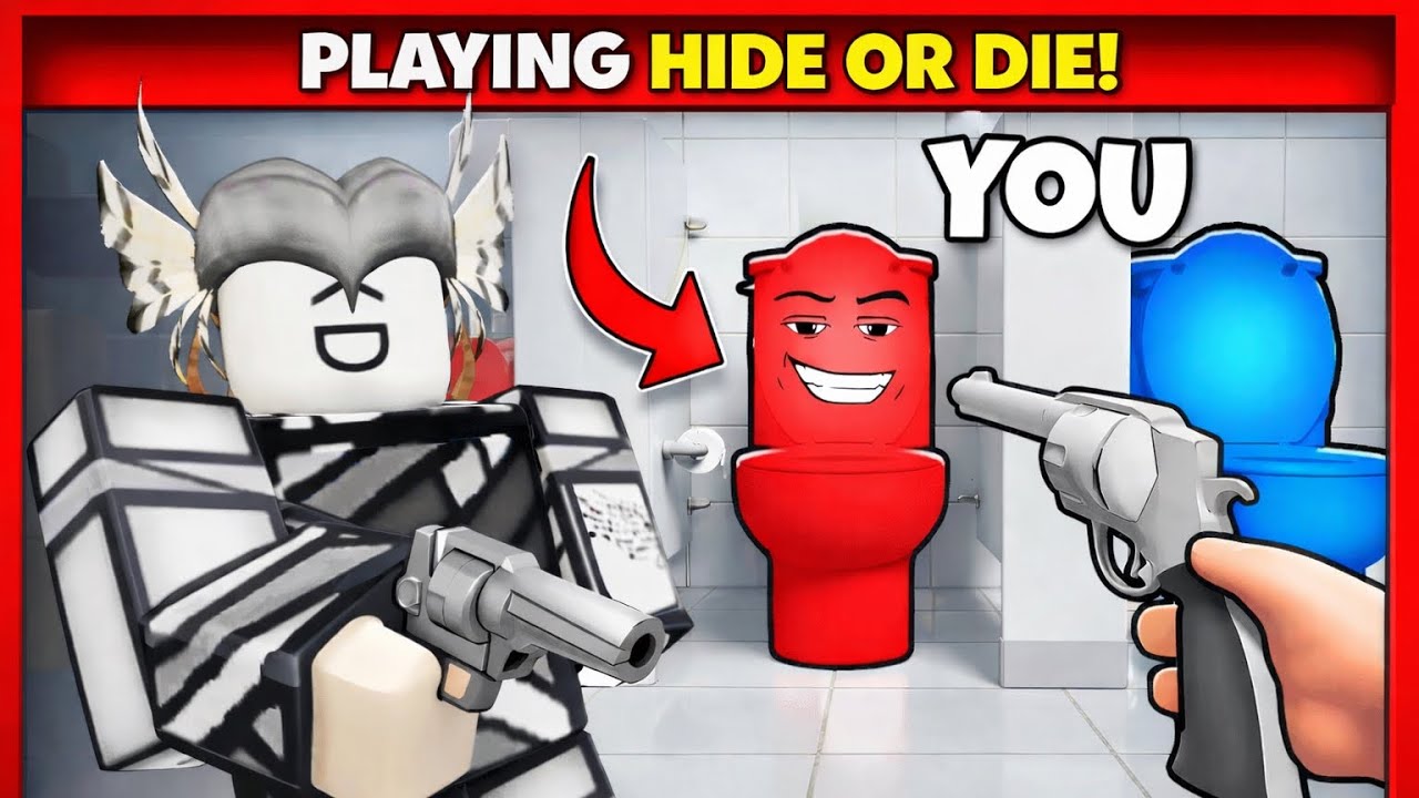 PLAYING ROBLOX HIDE OR DIE!