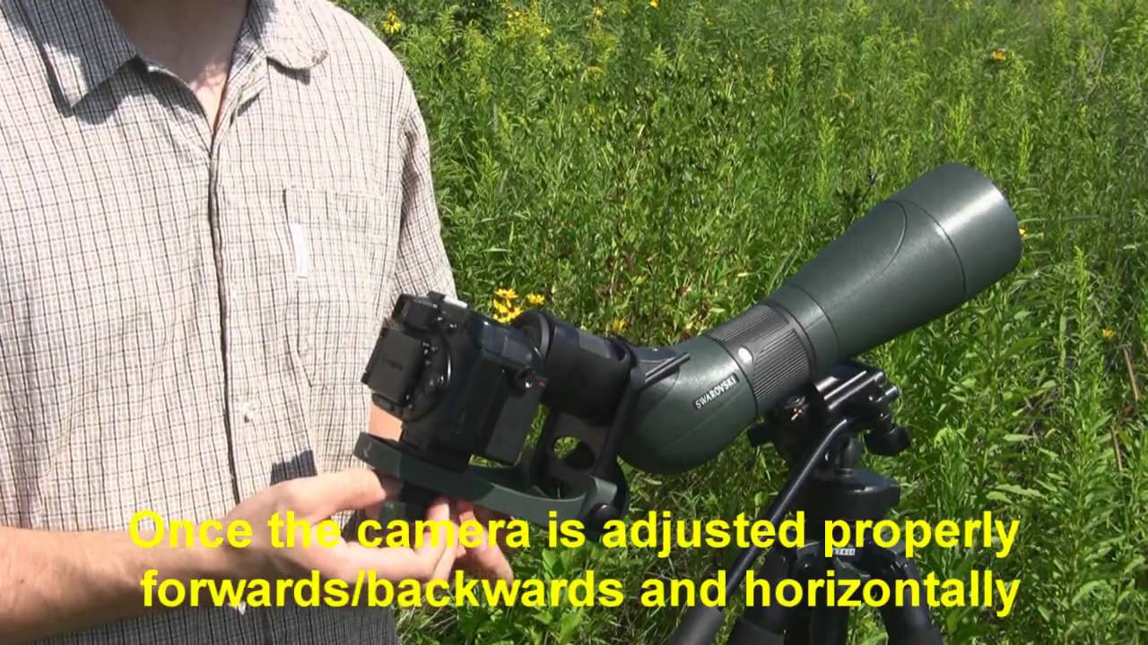 Using the Swarovski Universal Camera Adapter for Digiscoping