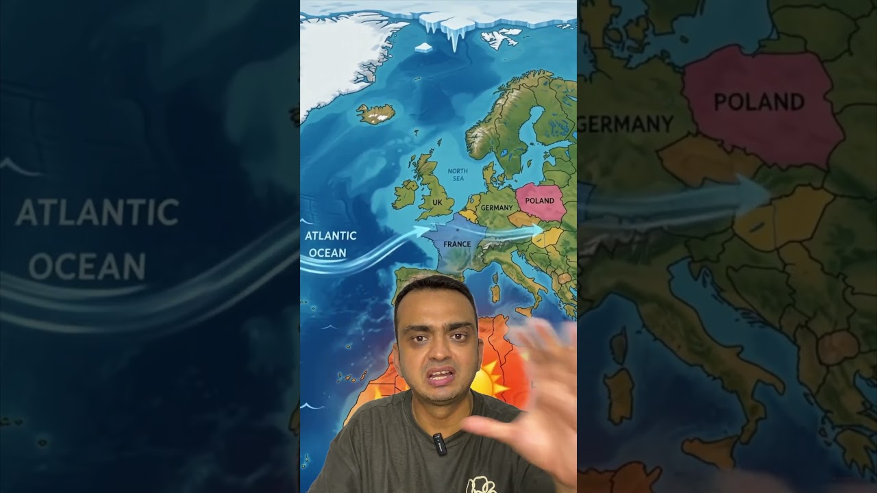 🥵 Europe Heatwave Explained! #shorts