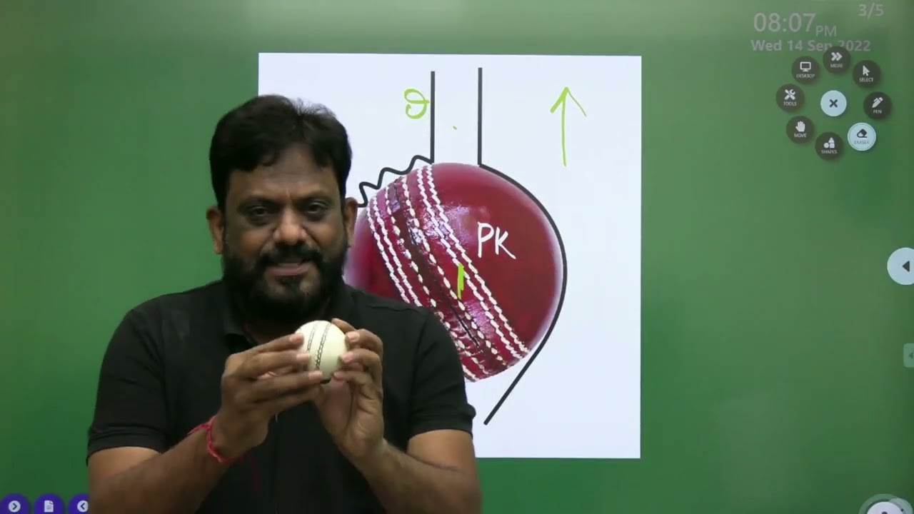 Swinging of a ball  FLUID MECHANICS with models by Praveen Kulkarni