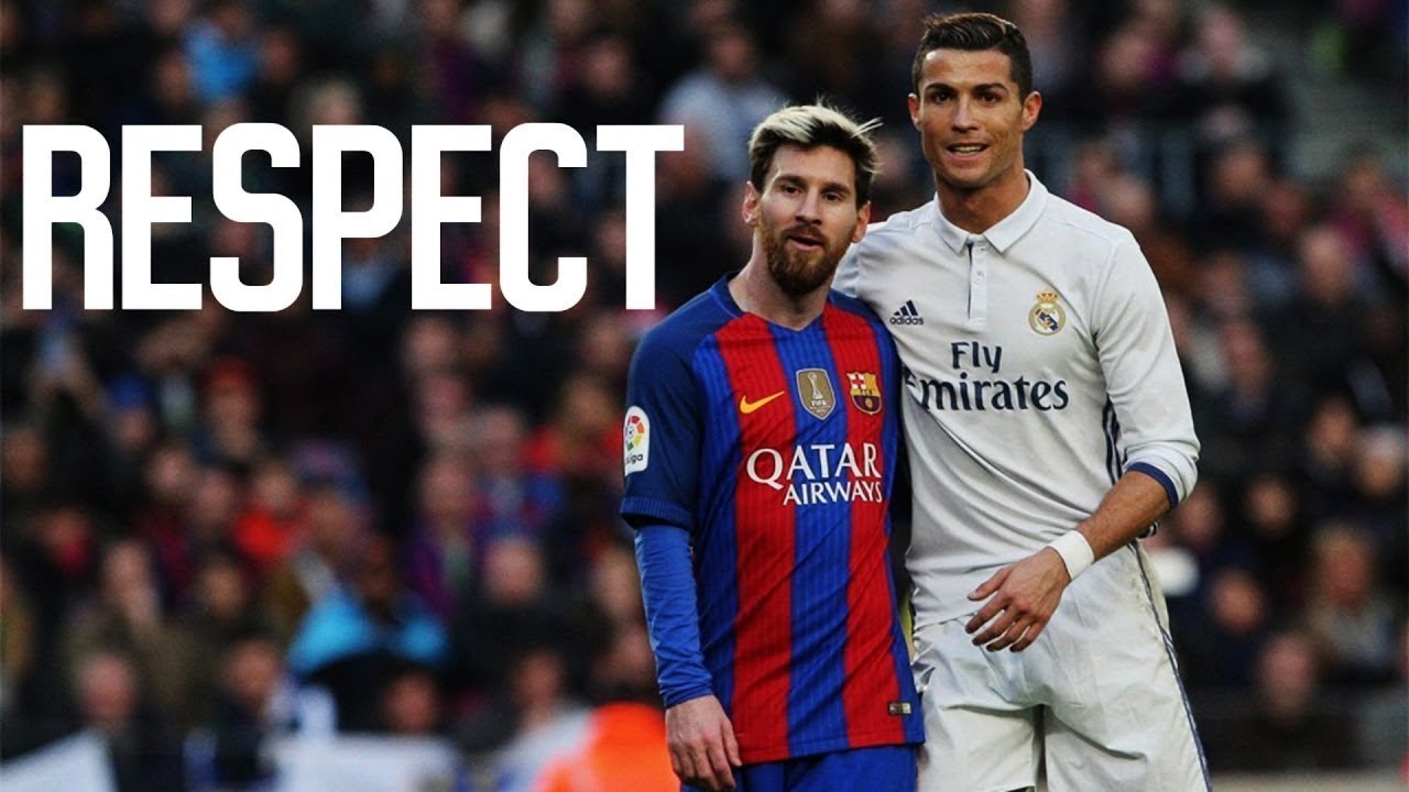 Cristiano Ronaldo vs Lionel Messi   Respect Moments
