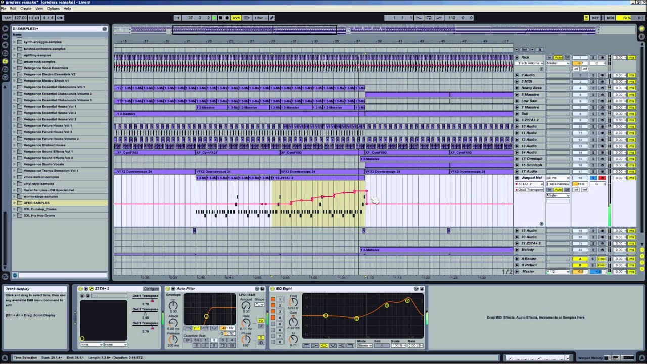 PROFESSIONAL GRIEFERS - ABLETON LIVE TUTORIAL