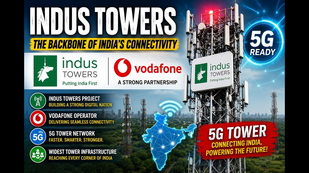 Indus Towers Project!🤔 5G Vodafone Tower! all equipment #tower #industowers #viralvideo #trending 