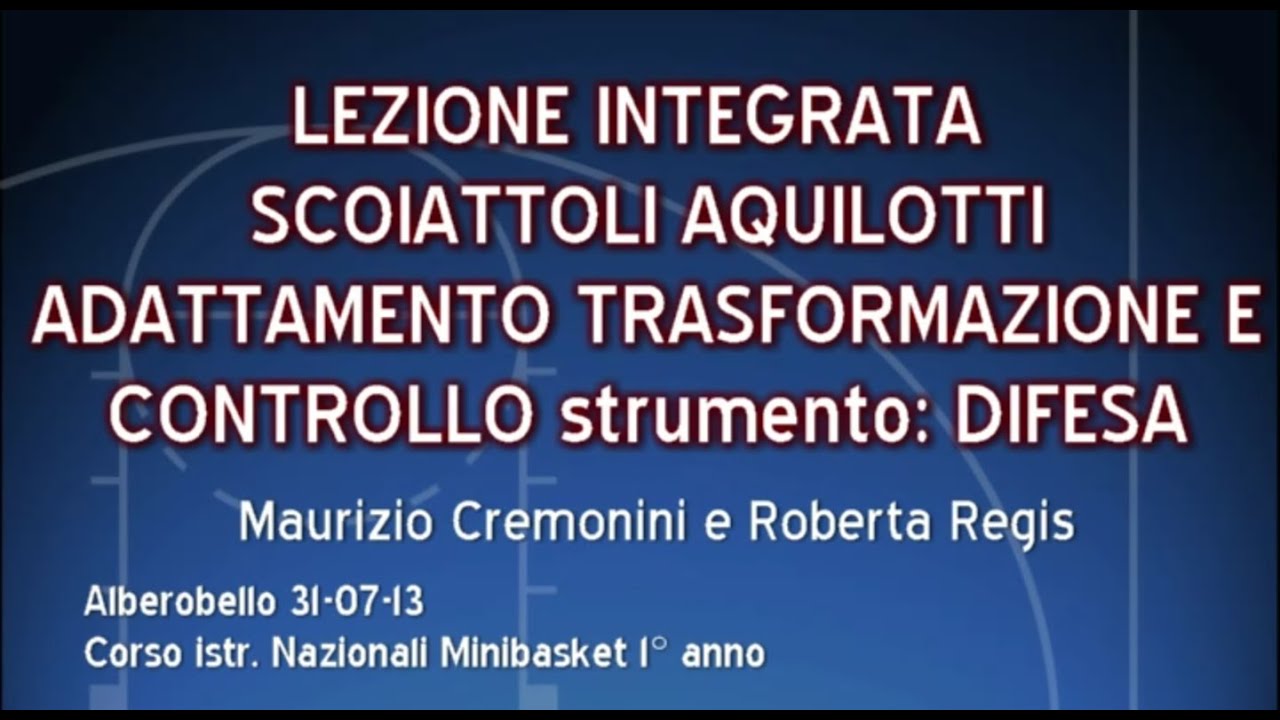 09_Scoiattoli e Aquilotti ADATTAMENTO TRASFORMAZIONE E CONTROLLO strumento DIFESA