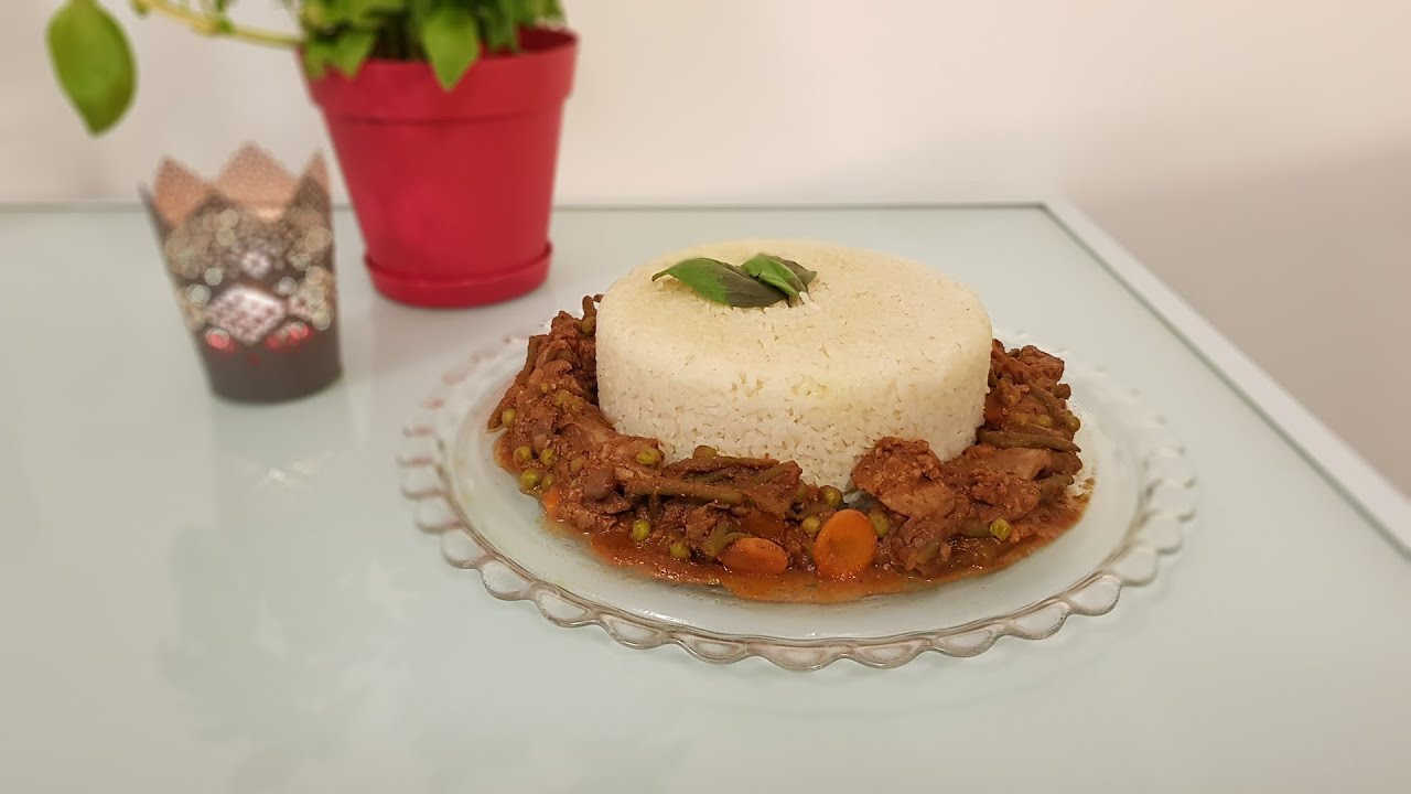 Recette foie de volaille aux l&eacute;gumes accompagn&eacute; de riz rond