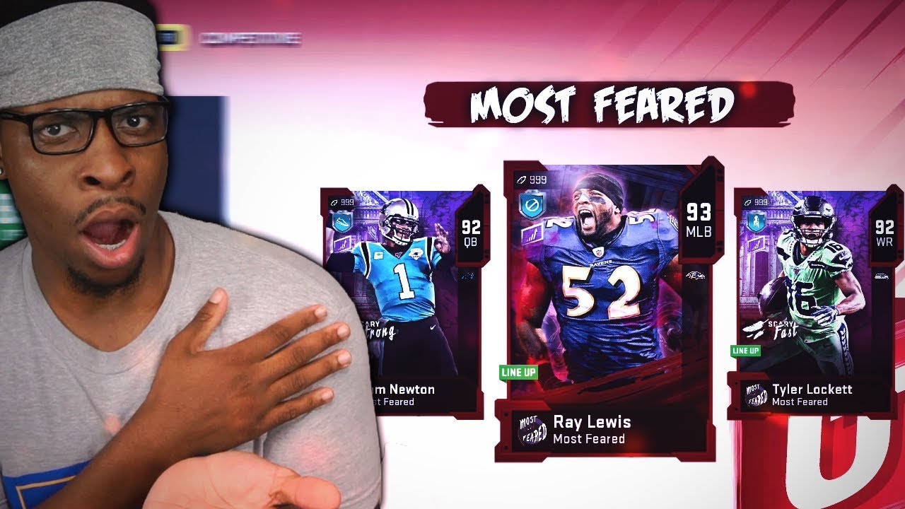 The ALL MOST FEARED Theme Team Squad Builder in Madden 20 Ultimate Team