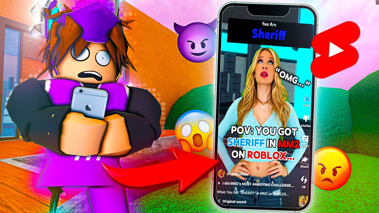 REACTING to MOST VIRAL YT SHORTS in MM2.. 😱 (Murder Mystery 2)
