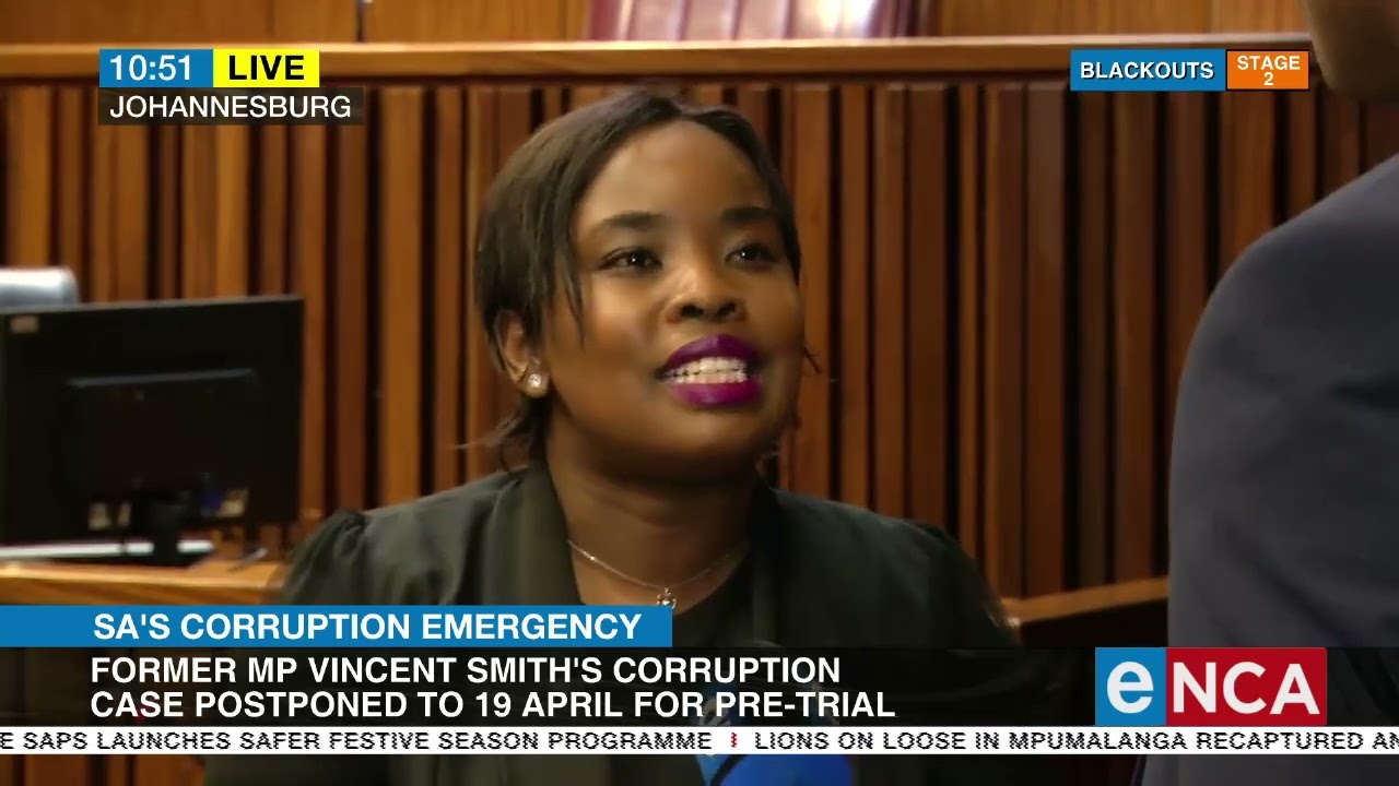 Former MP Vincent Smith's corruption case postponed to 19 April 2023
