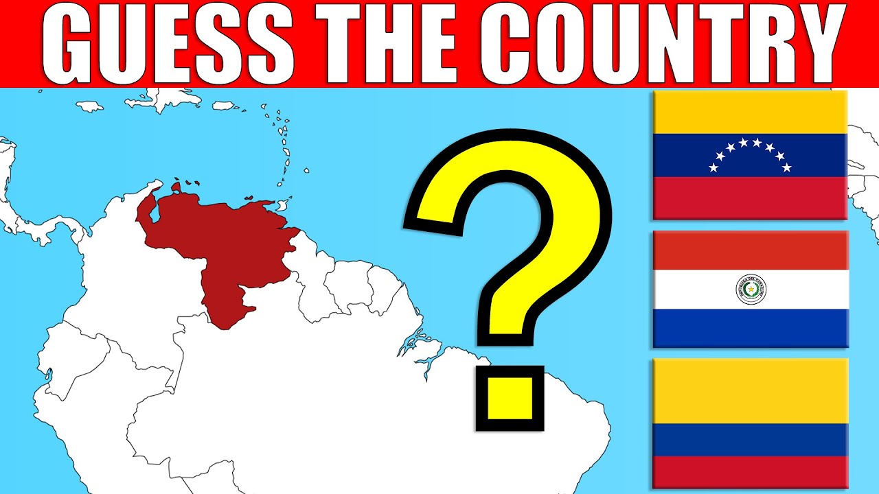 Guess The Country on The Map &ndash; HARD LEVEL | Geography Quiz Challenge