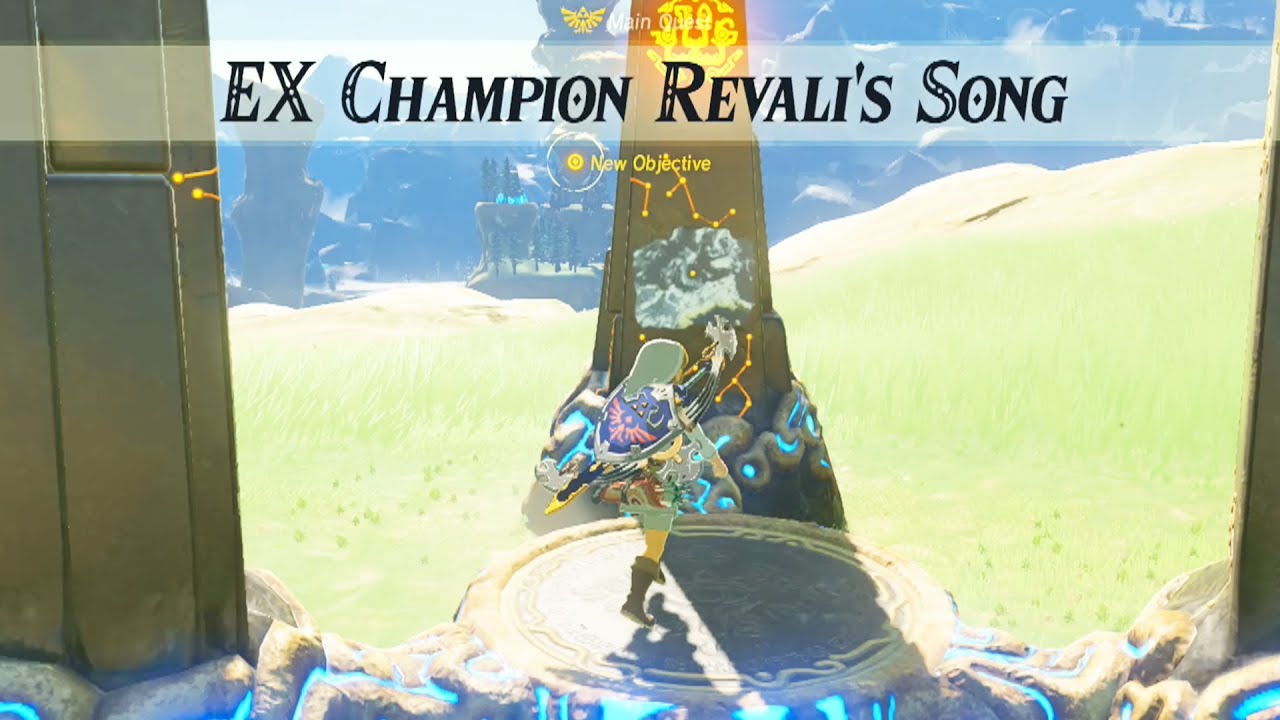 Zelda Breath of the Wild - Champions Ballad - How to Solve Champion Revali's Song
