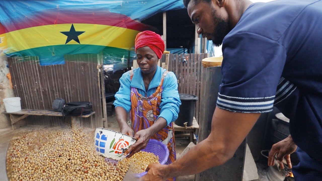 Street Food Tour Africa | Bambara Beans | How To Prepare Local African Food