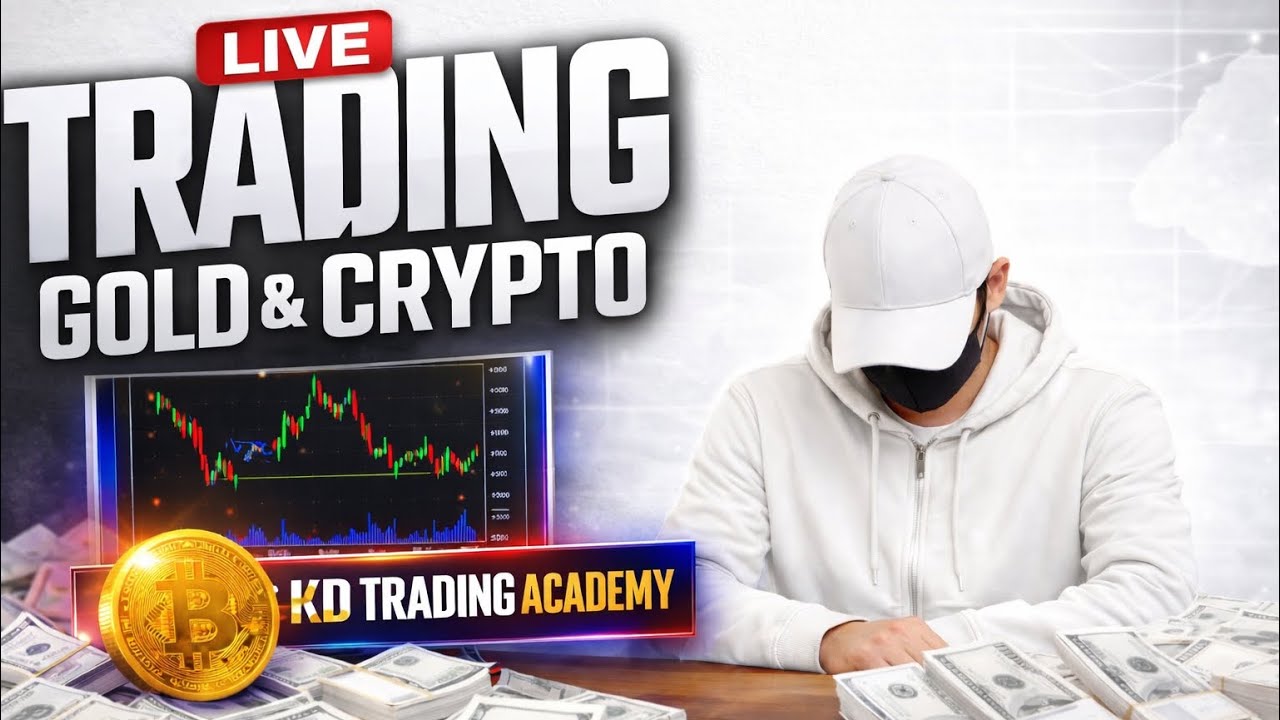 Gold (XAUUSD) & Bitcoin Eth Live Trading 🚀 | Scalping & Swing Setups | K D TRADING ACADEMY  28 june