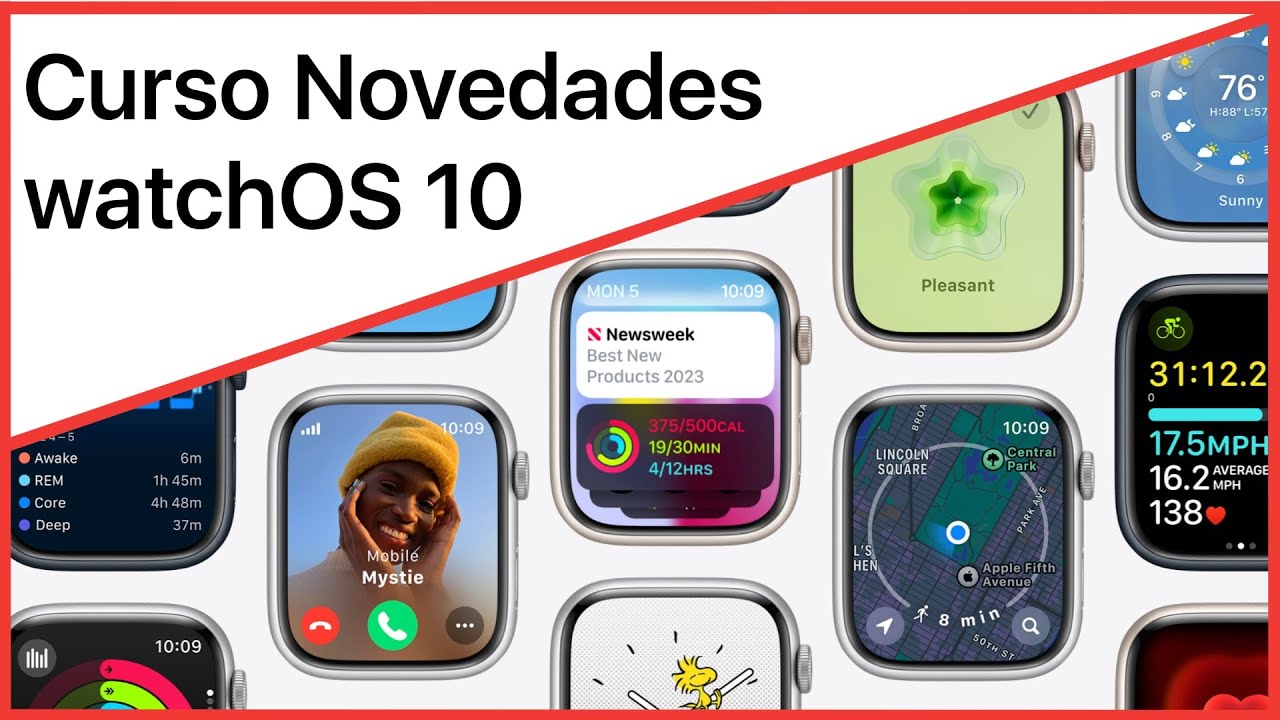 ⌚️Curso Novedades watchOS 10 🆕 Esferas, centro de control y Apps rediseñadas