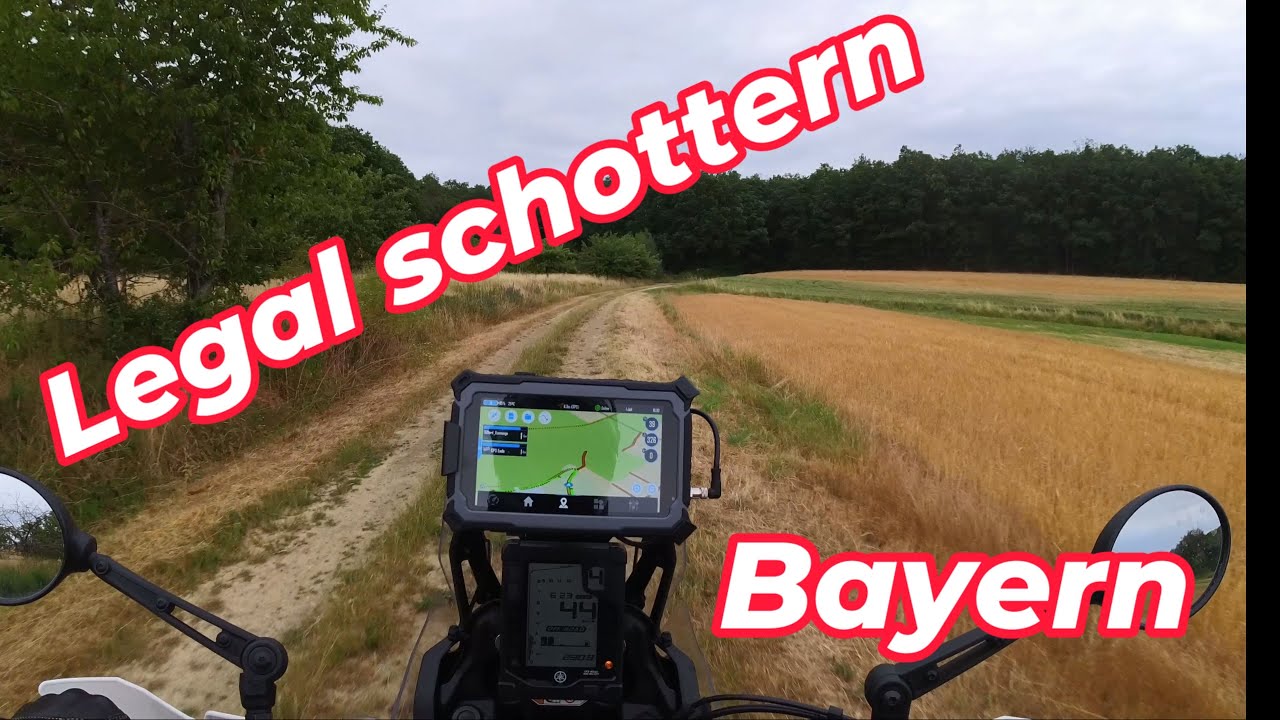 Legal Offroad in Bayern | Tenere 700 | Trackbook Bayern Nord Track #9
