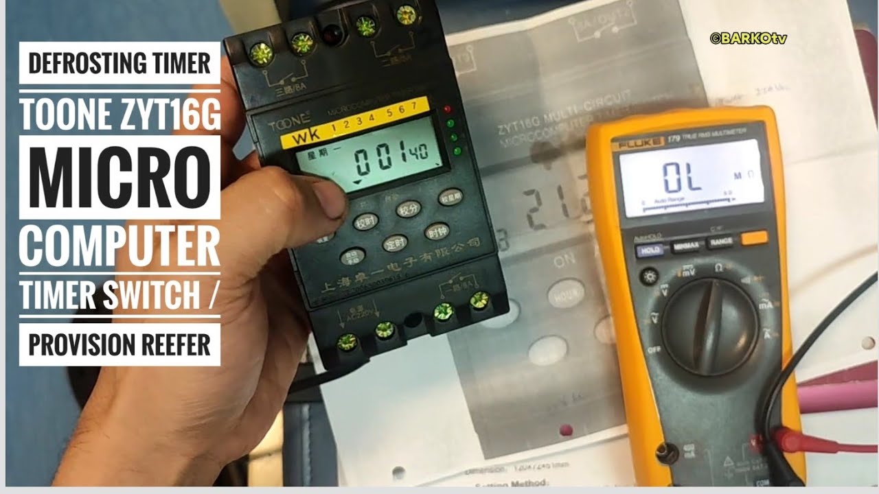 Defrosting timer toone zyt16g micro computer timer switch / provision reefer