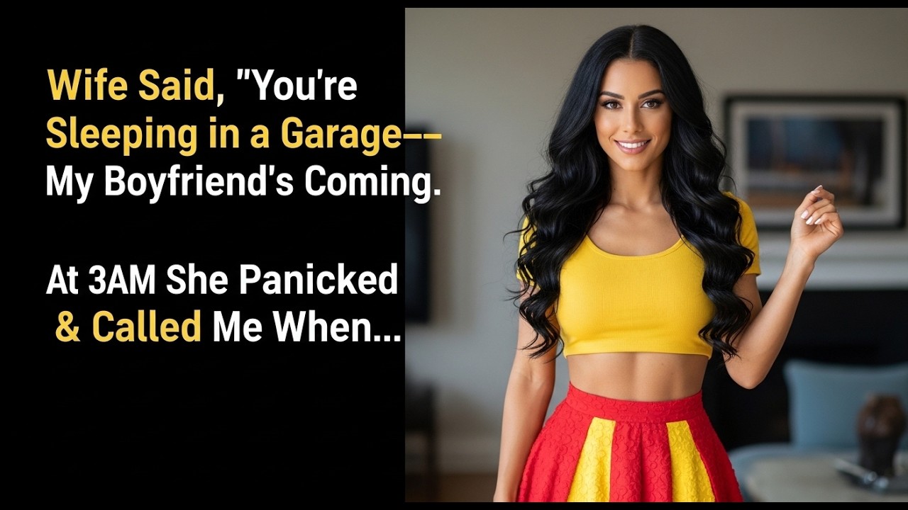 Wife Said, “You’re Sleeping in Garage—My Boyfriend’s Coming.” At 3AM She Panicked & Called Me When…
