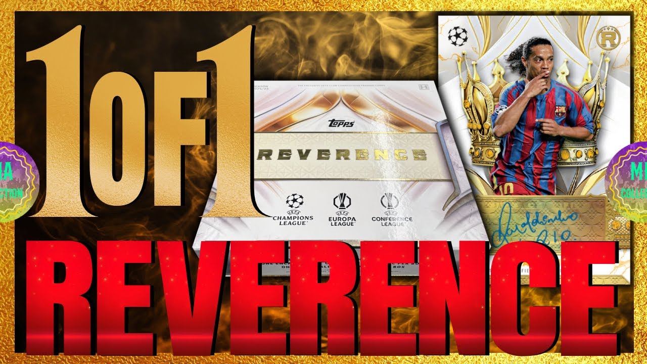 【サッカーカード】20万円高級BOXから唯一無二！【2024/25 TOPPS REVERENCE UCC】