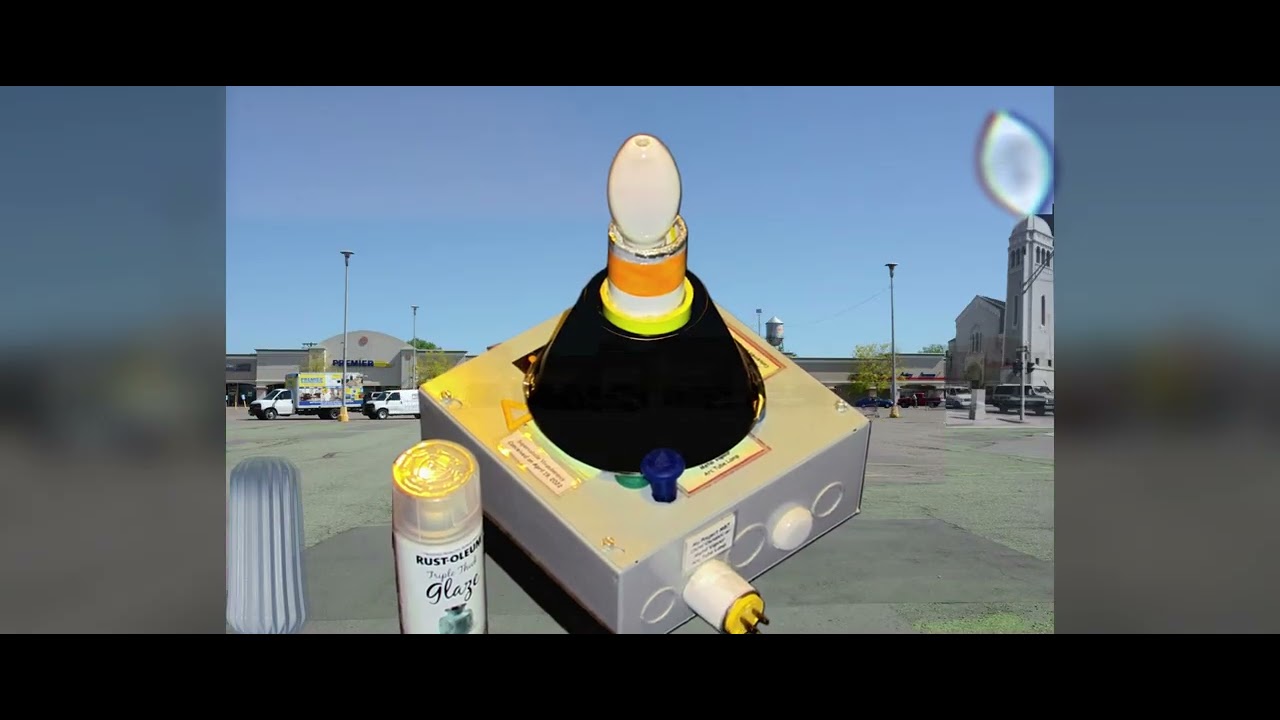 Here's a piece of 1994 framed | Lamps on the Parking Lot (superimposed)!