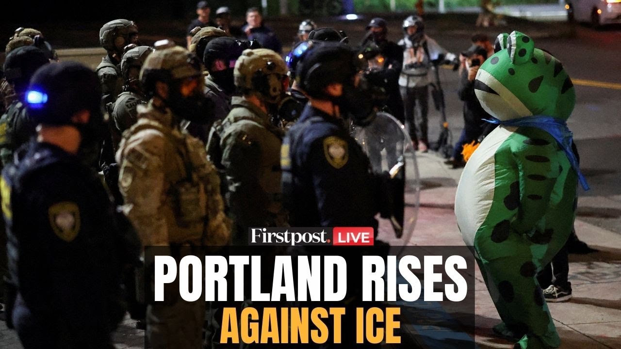 Anti-ICE Protest LIVE: Portland Protest Erupts as ICE Expands Presence in Maine | Firstpost