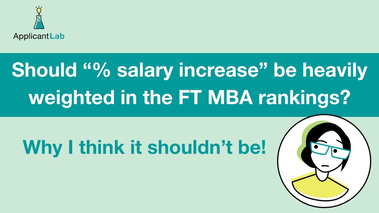 Financial Times 2026 MBA Ranking: should 